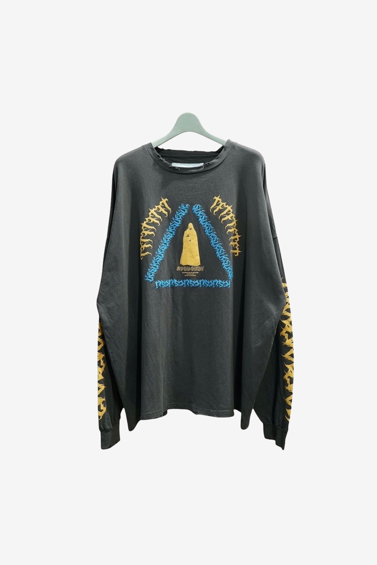 SHAKES — SHAMAN LONG SLEEVE TEE - DARK GREY